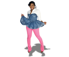 Load image into Gallery viewer, Chic Denim Corset