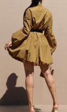 Load image into Gallery viewer, Dressed Like A Lady Puff Sleeve Dress (THIS ITEM WILL SHIP ON 10/17/25)