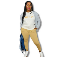 Load image into Gallery viewer, FRENCH TERRY BOYFRIEND JOGGERS
