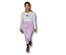 Load image into Gallery viewer, FRENCH TERRY BOYFRIEND JOGGERS
