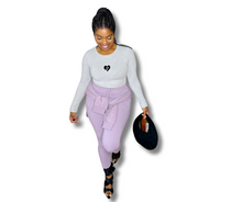 Load image into Gallery viewer, FRENCH TERRY BOYFRIEND JOGGERS
