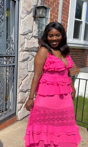 Pretty In Pink Maxi Dress