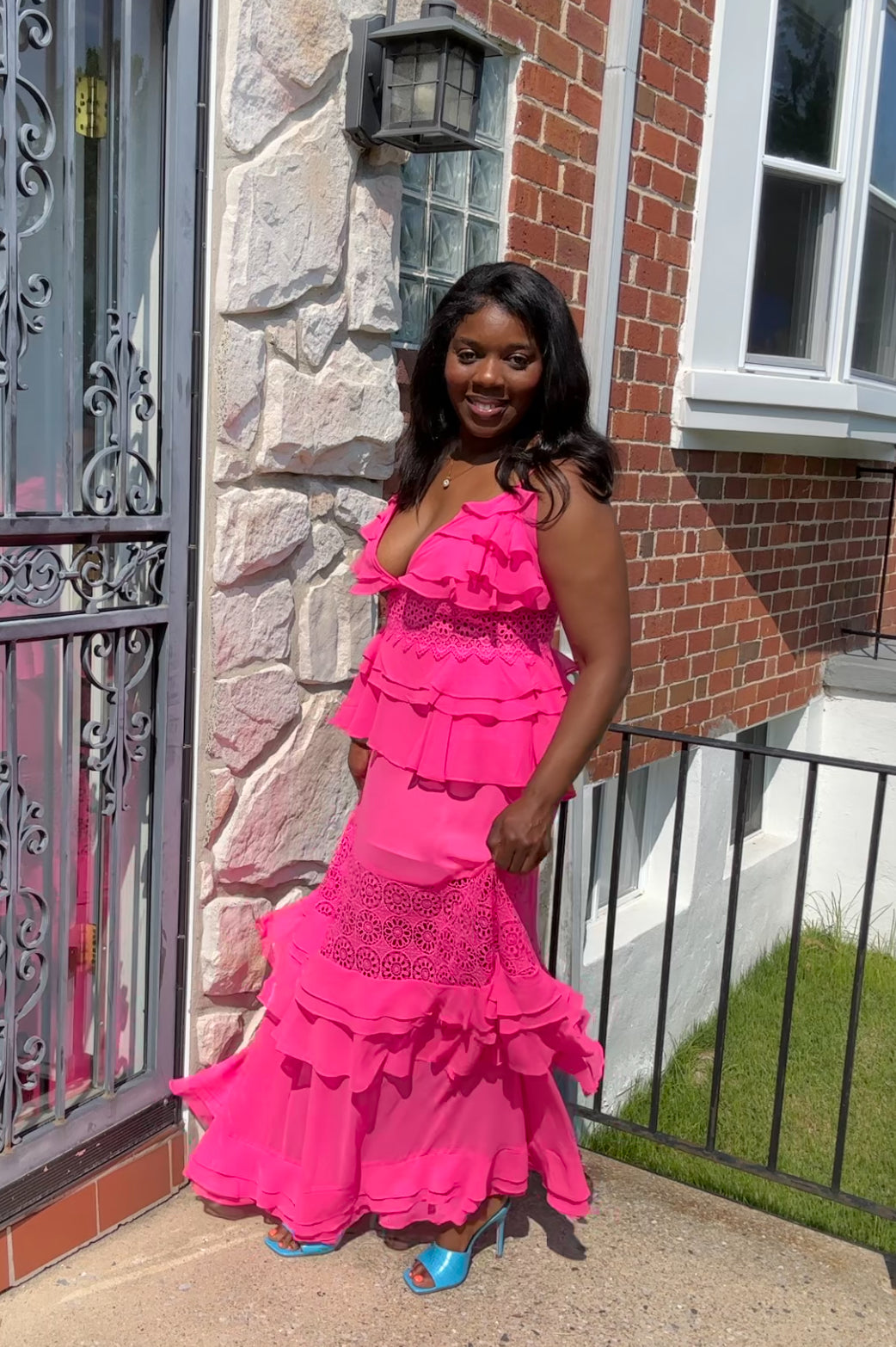 Pretty In Pink Maxi Dress