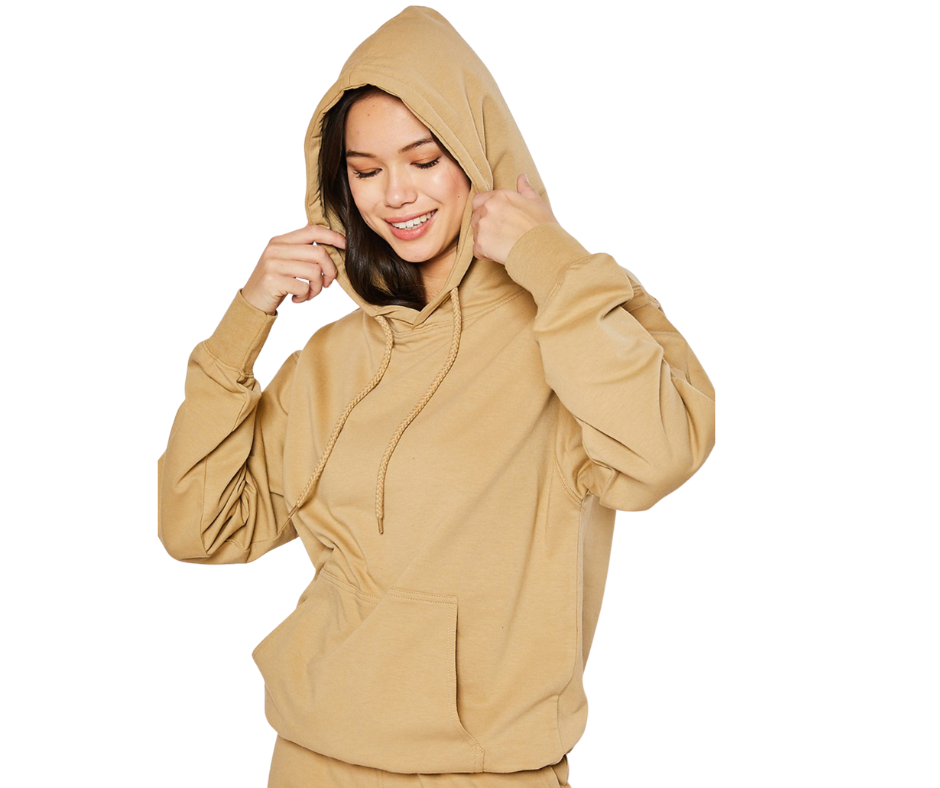 French Terry Boyfriend Oversized Fit Pullover