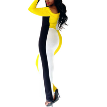 Load image into Gallery viewer, Spring Beauty Color Block Maxi Dress

